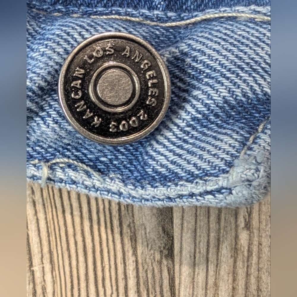 KanCan Denim Jacket Size Small Distressed - Picture 6 of 11